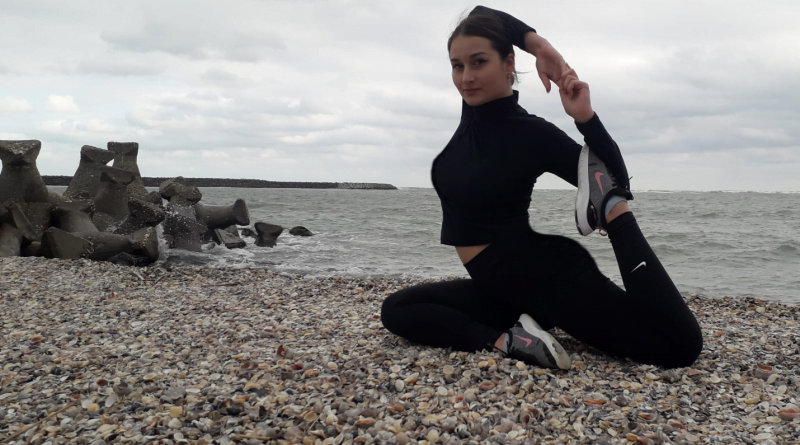 Yoga on the beach Author Voicu Nicoleta Premiul III