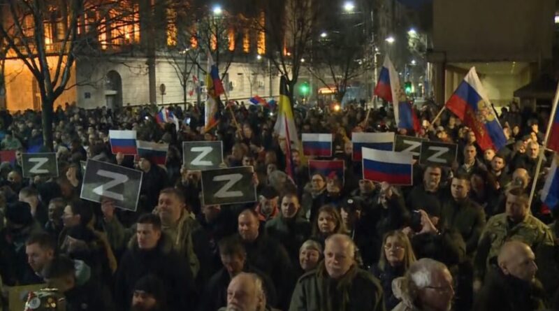 protest serbia belgrad