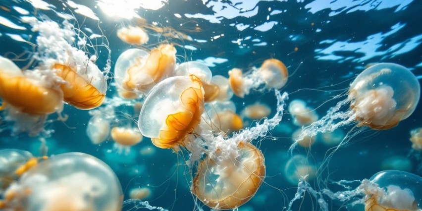 Fenomen pe litoral: Sute de meduze și-au făcut apariția aproape de țărm ...